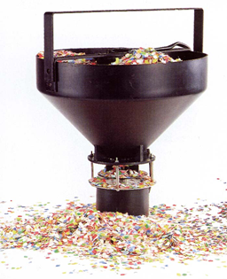 CONFETTI DISTRIBUTION MACHINE